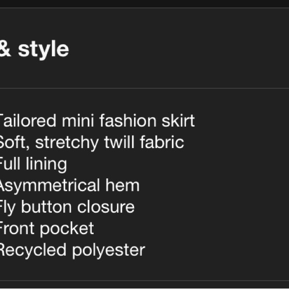 New “A New Day” Mini Tailored Skirt size 16 - Picture 6 of 9